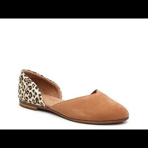 TOMS Julie D’Orsay Carmel Brown Suede/Leopard